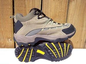 Ozark Trail Mens Hiking Trail Hunting Camping Leather Boots Shoes sz 6 