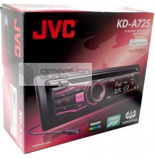 JVC® KD A725 in Dash CD  USB Aux Car Stereo Receiver