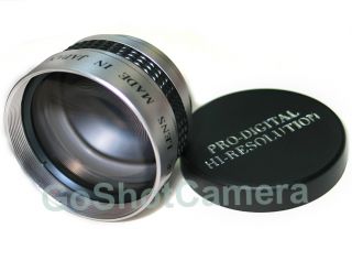 2X X2 Tele Telephoto Lens for Canon DC40 DC50 HR10 HV10