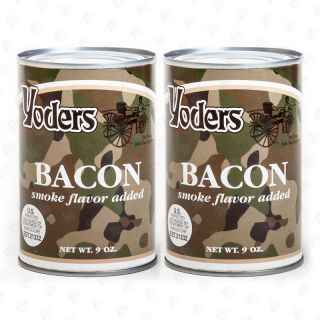   Canned Bacon Long Term Food Storage Camping Survival Two Can
