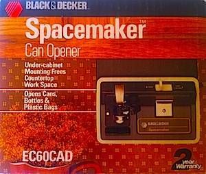 Black Decker Space Saver Under Cabinet Can Opener Vintage New