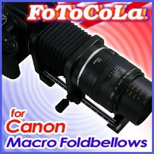 Macro Lens Bellows F Canon XT XTi T1i XS XSi 30D 40D 5D