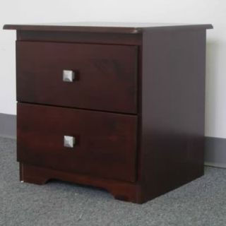 cappuccino finish 2 drawer night stand for only $ 105