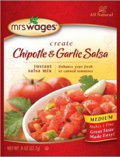 chipotle garlic tomato salsa mix