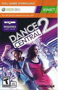 Dance Central 2  Card Xbox 360 Kinect 