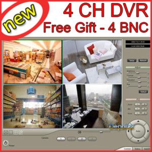 US 4 Channel CH DVR PCI Surveillance Video Capture Card