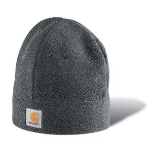 Carhartt Dark Gray Fleece Sock Cap Hat Beanie New A207