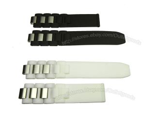 New White Replacement Watch Band Strap Fits Cartier Must 21 