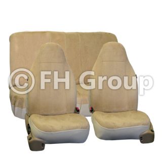 front bucket covers 1 rear bench seat cover(2 pcs 1 backrest cover 
