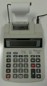 Canon P23 DH II 2 Color Printing Calculator Adding Machine Works Great 