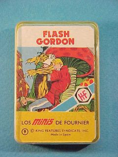   1978 Flash Gordon Mini Playing Cards Set Fournier Spain Cased 8