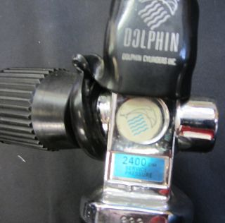 STEEL DOLPHIN CHROME MOLY SCUBA TANK 2400 PSI, BOOT AND CARRIER