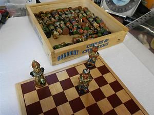Oakmont Chess Game Cardinal Industries Ceramic Pieces