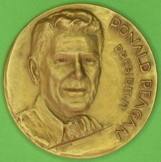 Ronald Reagan President of The USA Superb Medal