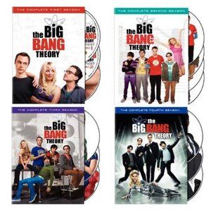 The Big Bang Theory Seasons 1 4 DVD 2011 4 Disc Set