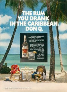 1973 Don Q Gold Puerto Rican Rum ~ Caribbean Life