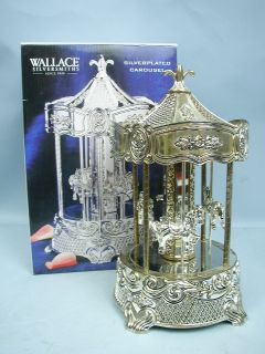   an experience in collecting silver plated musical carousel by wallace