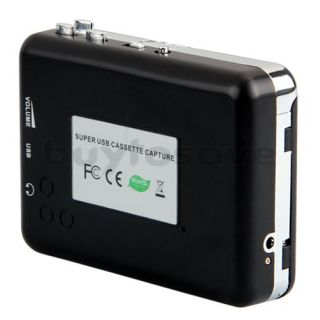 Portable USB Cassette Tape Converter to MP3 CD Player