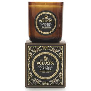Voluspa Maison Coeur de Cassis Boxed Classic Jar Candle 100 HR Burn 20 