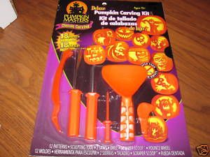 Pumpkin Carving Kit Deluxe Includes 12 Patterns New