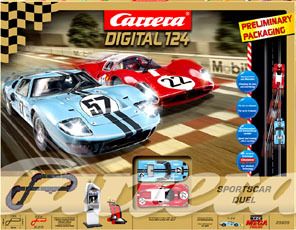 Carrera 23605 Sports Car Duel Race Slot Car Track Set Digital 124