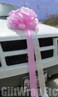 XL Big 16 Candy Pink White Bows Gift Car Wedding Baby Shower Party 