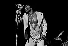 James Brown The Chi Lites Concert Poster 1970 Boxing Style Cardboard 