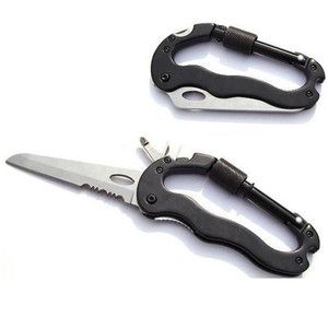 Multi Tool Carabiners with Knife Screwdri​ver Bottle Opener for 