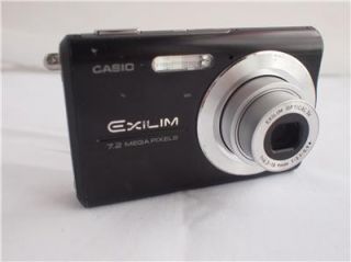 Casio Exilim Zoom EX Z75 7 2 MP Digital Camera Black as Is Parts 