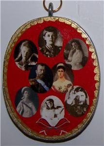 XL Family Portrait Russia Czar Nicholas Romanov Pendant