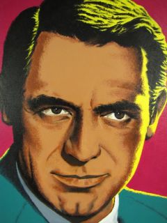 Cary Grant Acrylic Painting Mark Hild II Portrait US Icon Artwork 30 x 