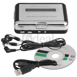 USB Audio Cassette Tape Converter to MP3 CD Player PC