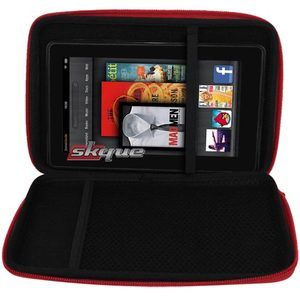 Red Carrying Case Cover Pouch Bag For Nook Tablet Color Kindle Fire HD 