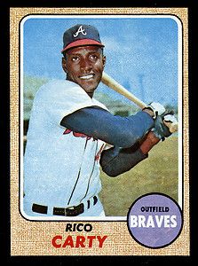 1968 Topps 455 Rico Carty Braves NM MT