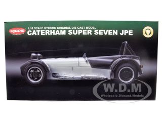 Brand new 1:18 scale diecast model car of Caterham Super Seven 7 JPE 