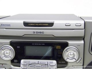 payment info emerson three cd changer home audio system ms9825