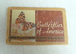 Butterflies & Moths of America by Lillian Fazzini 64 Color 