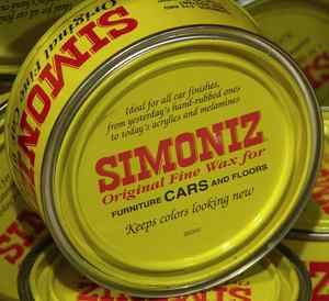   Simoniz Original Paste Car Wax Can 7oz 198g with Genuine Carnauba Wax
