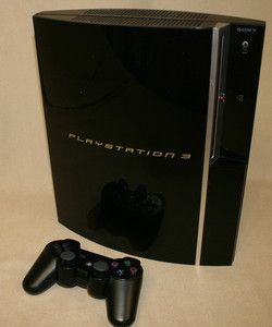 Sony PlayStation 3 80 GB Piano Black Console (NTSC   CECH K01)