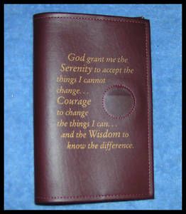 NA It Works How Why Book Cover Serenity Coin Holder