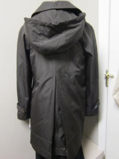 Andrew Marc New York Caroll Raincoat Jacket w Zip Out Liner XS Black $ 