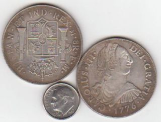 e4 spain 1776 carolus silver coin description replica coin as usual 