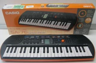 Casio SA 76 44 Key Musical Instruments Gear Electronic Mini Keyboard 