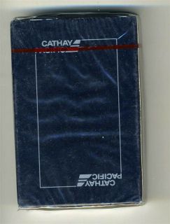 Cathay Pacific Airlines Mint SEALED Deck of Playing Cards