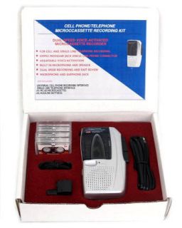Universal Phone & Cell Recorder AUDIO RECORDER Voice Activated NEW