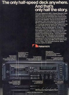 Nakamichi 680ZX Cassette Deck MINT AUDIOPHILE 