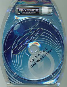 DVD CD Drive Cleaner Disk and Cleaner Solution