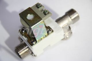 Electric Solenoid Valve for Water Air N C 12V DC 1 2