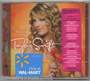 Taylor Swift Beautiful Eyes CD DVD  Exclusive 2008