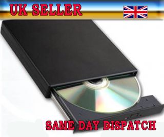 External USB 2 0 Slim DVD CD R RW Drive Writer UK